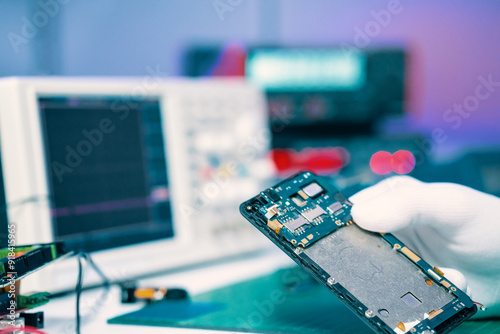Foto Electronic Circuit Inspection