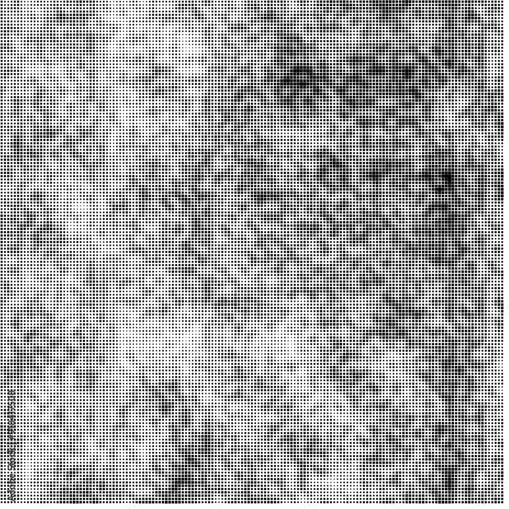 rectangular array of squares with perlin noise