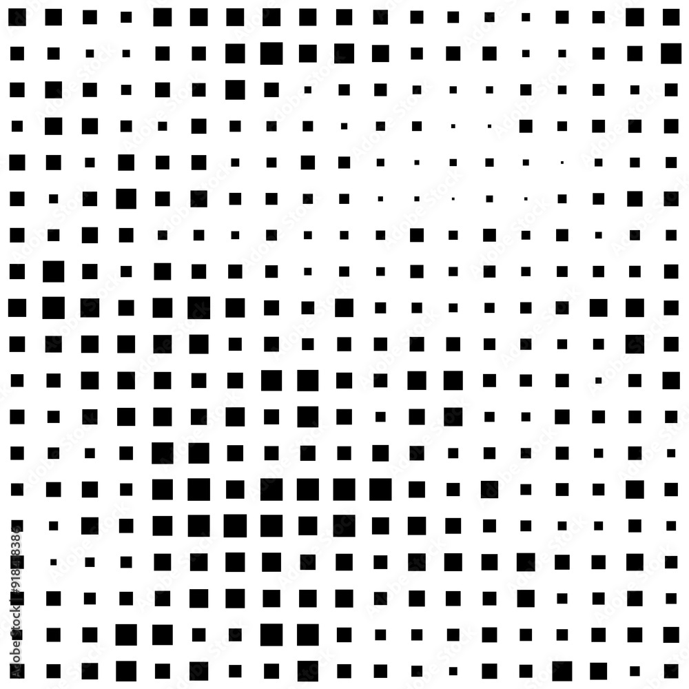 rectangular array of squares with perlin noise