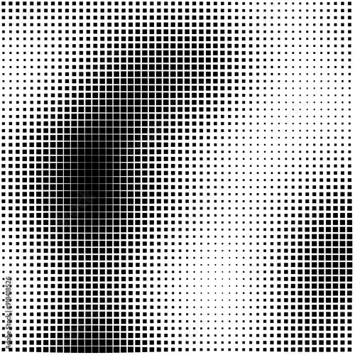 rectangular array of squares with perlin noise