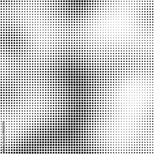 rectangular array of squares with perlin noise