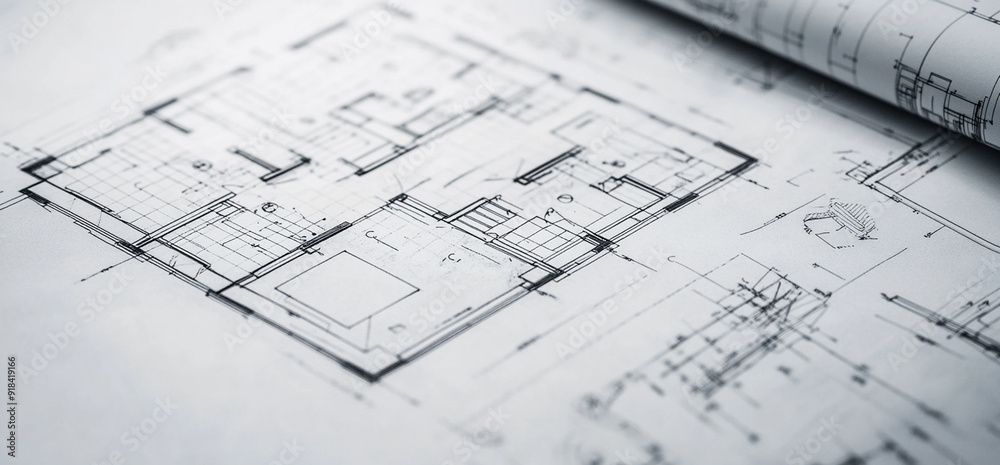 Architects concept,eco project house,Retrofit movement,engineer architect designer working drawing sketch plans blueprints and making construction eco model Architects concept,eco project house,Retrofit movement,engineer architect designer working drawing sketch plans blueprints and making construction eco model
