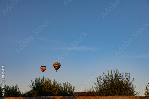 Montgolfières au petit matin