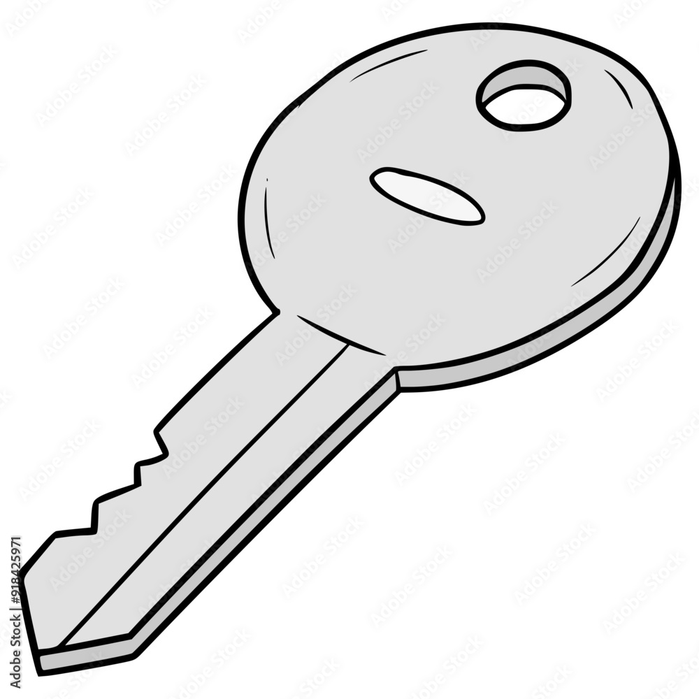 key illustration hand drawn isolated vector key illustration hand drawn isolated vector