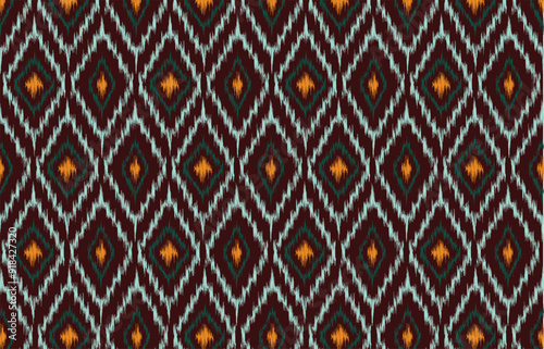 geometric ethnic vintage texture vector art design. textile fashion pattern line ikat seamless pattern and batik fabric texture asian background wallpaper geometry indian. Ethnic abstract ikat art .