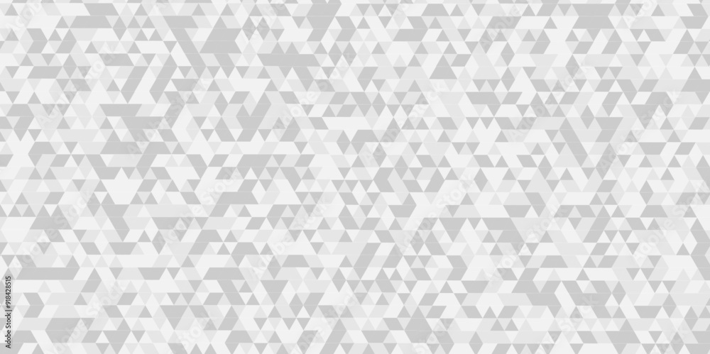 	
Vector glowing white and gray gradient abstract triangle polygon mosaic texture. vector geometric ornament. seamless diamond technology white and gray triangle element light background.