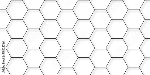 Abstract elegant background black line texture. Abstract black geometric overlapping hexagon pattern abstract futuristic background design. data concept. wallpaper background vector illustration.