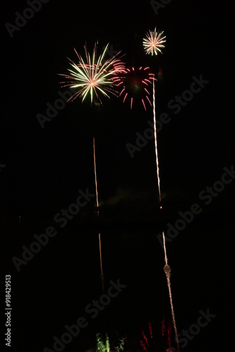 feux d'artifice à SAUJON (Charente-Maritime) photo