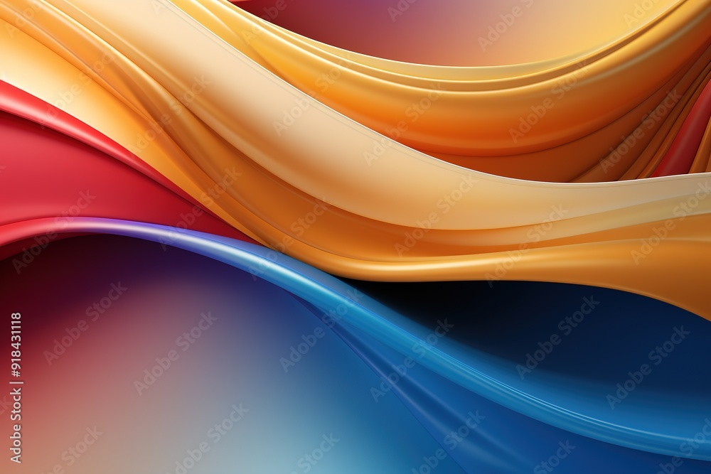 Abstract background of flowing colorful liquid curves. Abstract background of flowing colorful liquid curves.