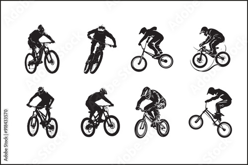 Ultimate Bicycle Silhouette Vector Bundle