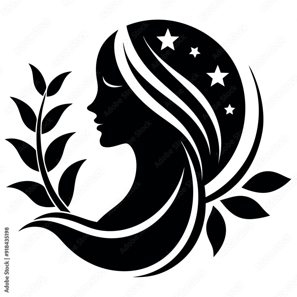 Beauty care logo vector art illustration. Beauty care logo vector art illustration.