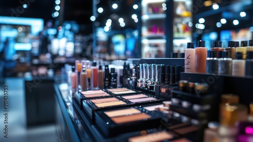 Wallpaper Mural Beauty salon customers choosing beauty products Torontodigital.ca