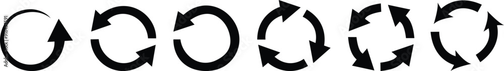 Loading Icon set Progress Bar Symbol, round loading, Vector interface elements, isolated on transparent back ground, icons template design silouette, used for mobile phone, apps, website, ui Loading Icon set Progress Bar Symbol, round loading, Vector interface elements, isolated on transparent back ground, icons template design silouette, used for mobile phone, apps, website, ui