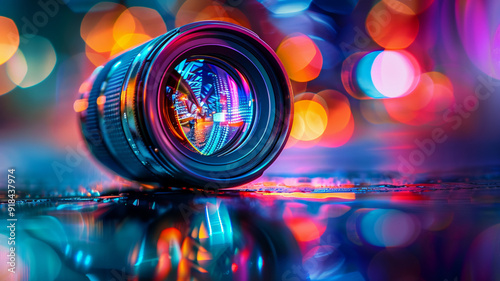 [12:29 pm, 12/08/2024] Sheraz Hashmi: 17
[12:30 pm, 12/08/2024] Sheraz Hashmi: Camera lens set against a beautifully blurred rainbow bokeh backdrop illustrating concept of photography photo