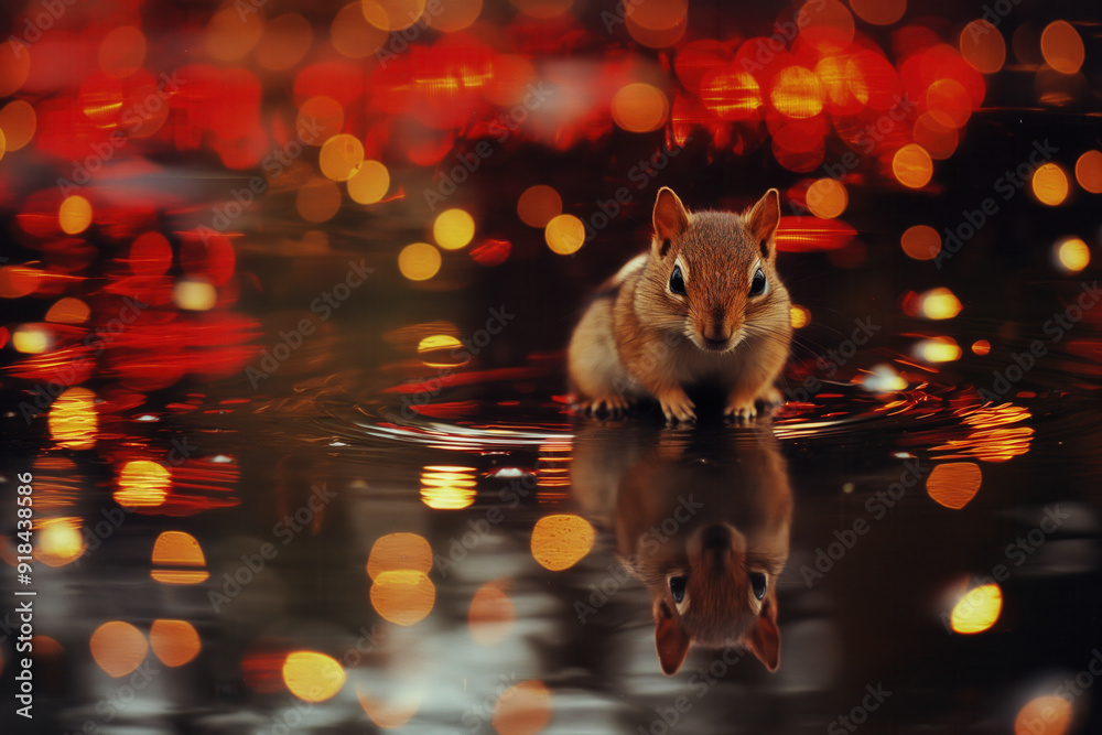 Obraz premium Asiatic chipmunk