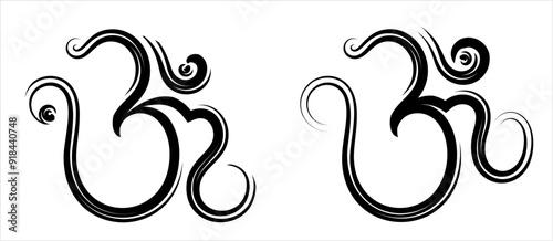 Aum (Om) The Holy Motif M_2407002