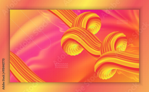 Bright and Fluid Background Design for Versatile Use.