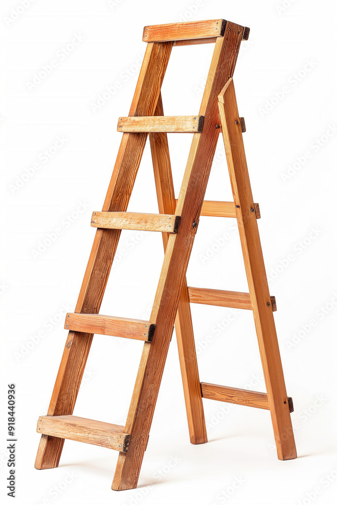 Extension ladder isolated Extension ladder isolated