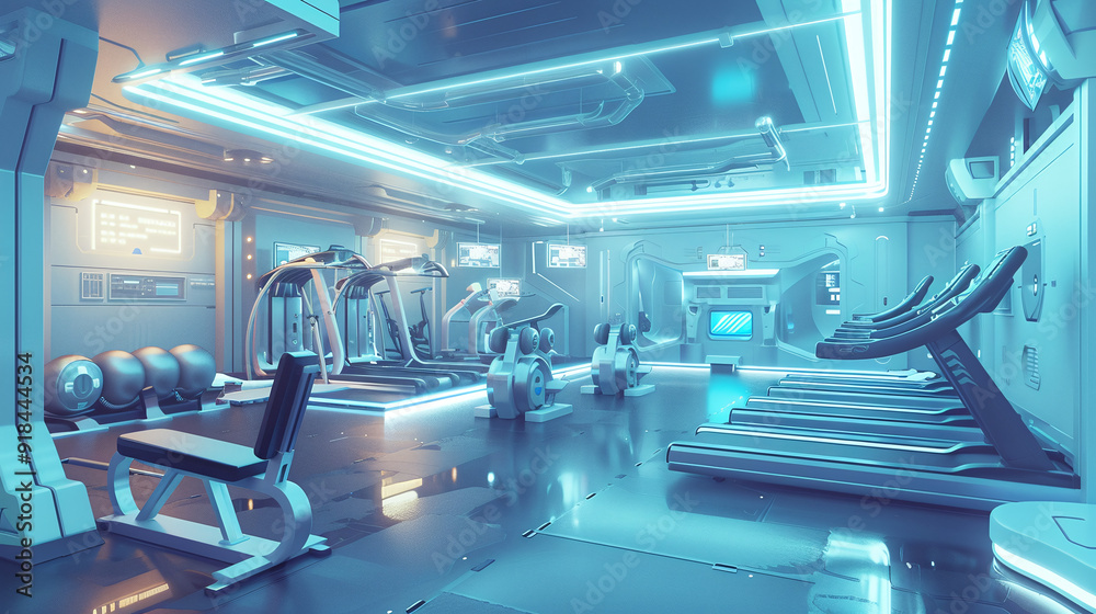 Futuristic Fitness Centers: High-Tech Gyms with Advanced Equipment and Sleek Designs Futuristic Fitness Centers: High-Tech Gyms with Advanced Equipment and Sleek Designs