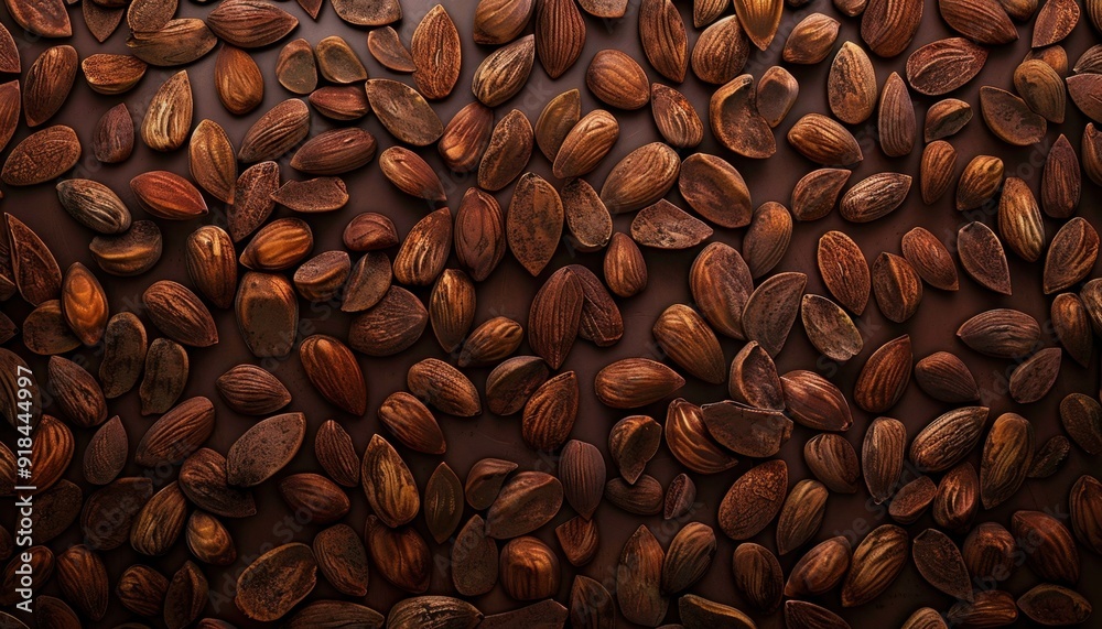 A close-up view of various almond shells arranged on a dark surface, showcasing their natural textures and colors A close-up view of various almond shells arranged on a dark surface, showcasing their natural textures and colors