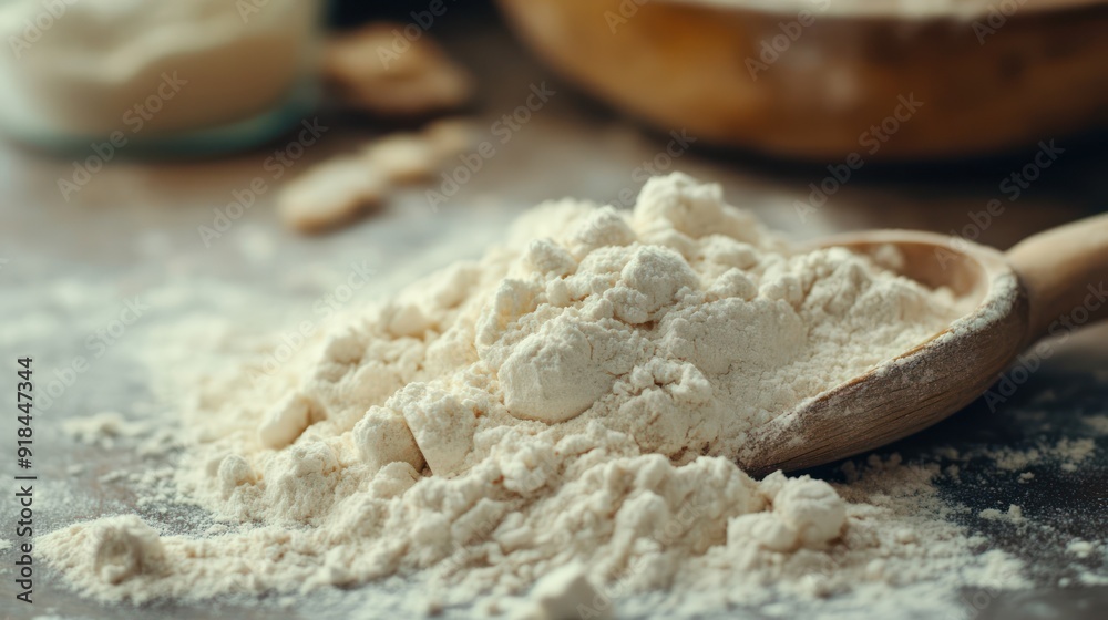 Picture of flour used for cooking