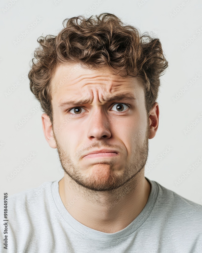 Men displaying a variety of emotions with unique facial expressions and characteristics Men displaying a variety of emotions with unique facial expressions and characteristics