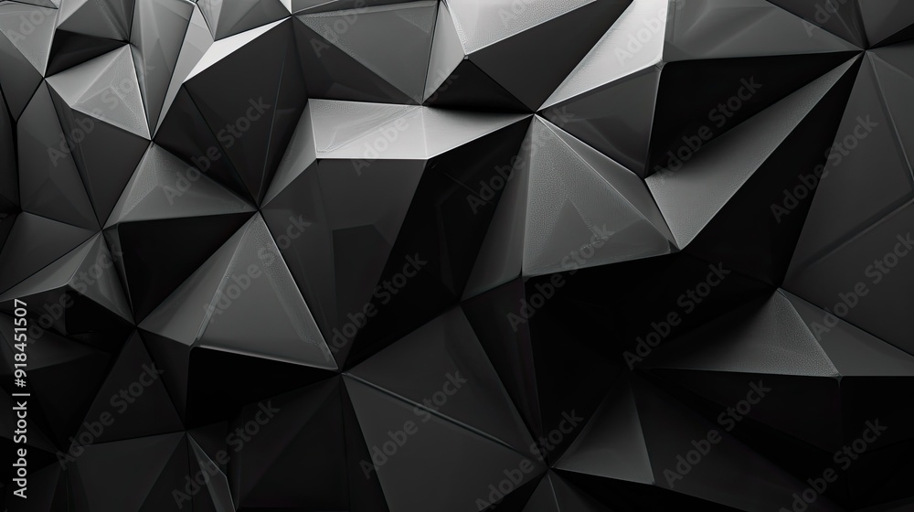 Abstract Black Geometric Pattern Abstract Black Geometric Pattern