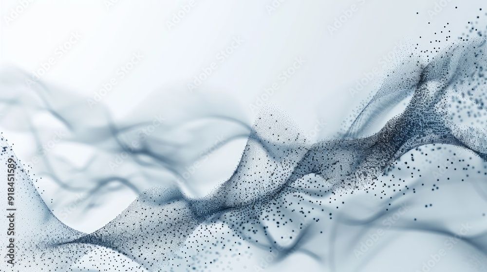 Abstract Digital Wave in Grey Tones Abstract Digital Wave in Grey Tones