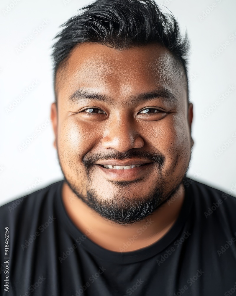 Obraz premium Men showcase different emotions against a clean white backdrop