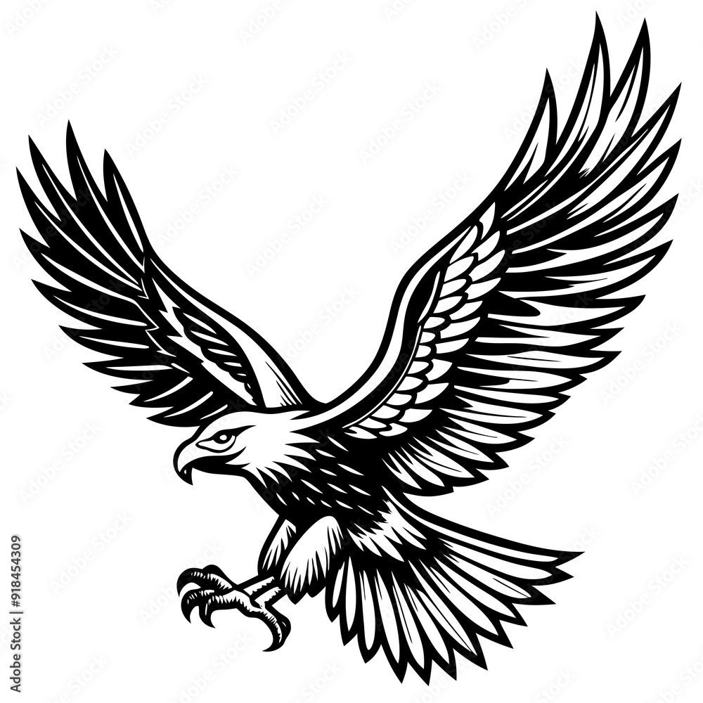 Fototapeta premium eagle vector illustration