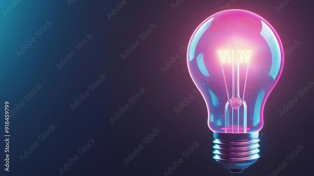 Holographic mind, bright idea lightbulb, digital breakthrough concept, vibrant and futuristic Holographic mind, bright idea lightbulb, digital breakthrough concept, vibrant and futuristic