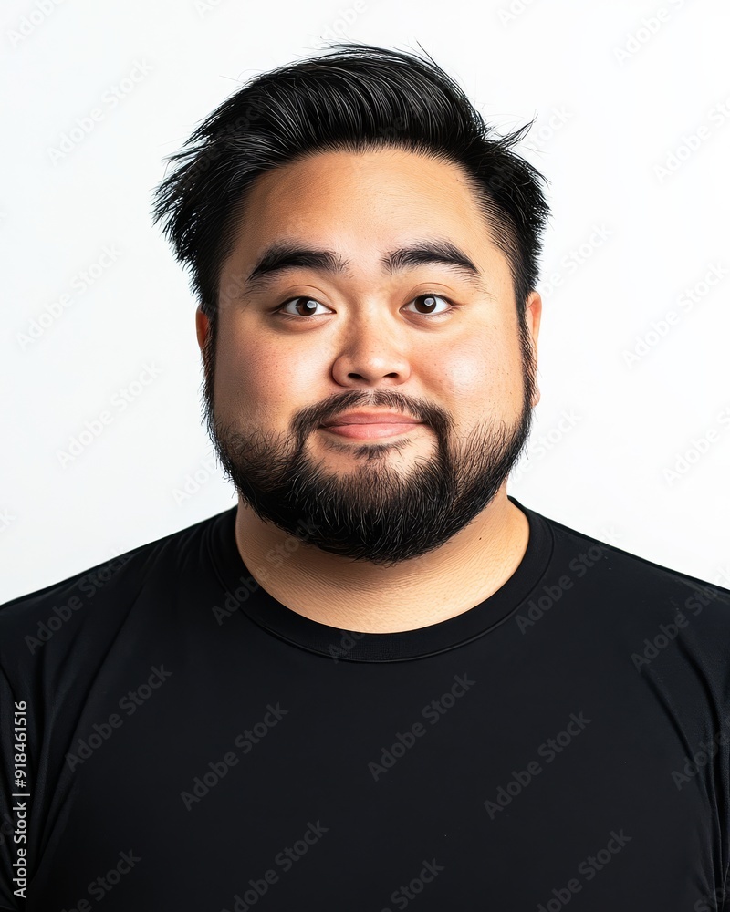 Men showcase a variety of emotions against a simple white backdrop Men showcase a variety of emotions against a simple white backdrop