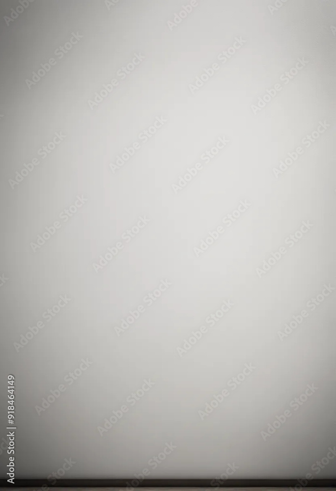 Product presentation on white studio background