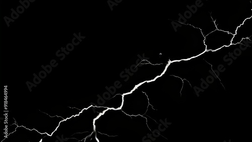 electricity lightning isolated photo