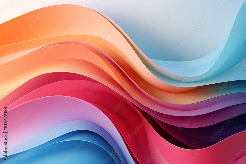 Abstract colorful wave background. Abstract colorful wave background.
