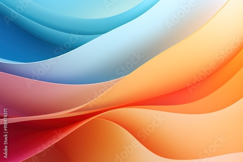 Abstract background with colorful flowing waves.