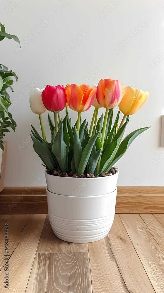 tulips in a vase tulips in a vase