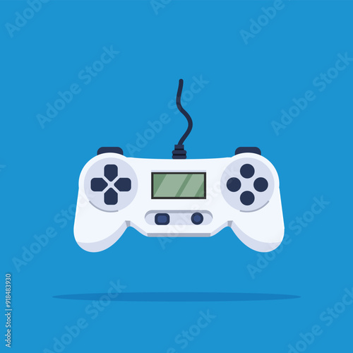 video game controller. illustration of an electronic device for playing. suitable for poster use and web icons