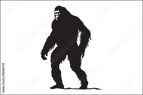 Bigfoot black vector silhouette,
bigfoot silhouette,
sasquatch,
sasquatch silhouette,
monster,
creature,
mythical creature,
forest creature,
woodland creature,
wall art,
