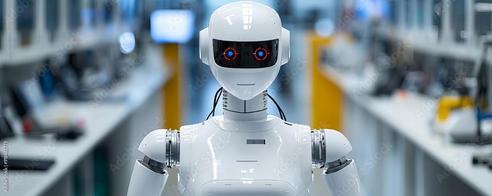 Humanoid robots assist in research by performing repetitive experiments Humanoid robots assist in research by performing repetitive experiments