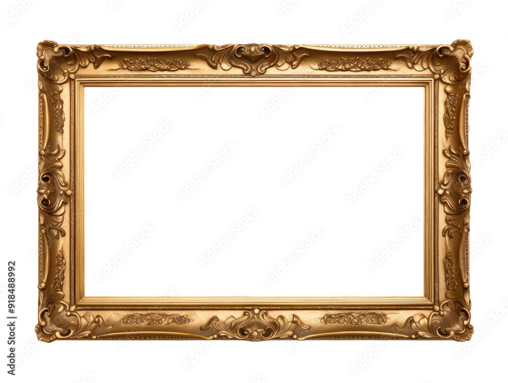 Picture frame isolated on white transparent background Picture frame isolated on white transparent background