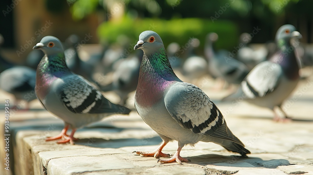 Obraz premium pigeons 
