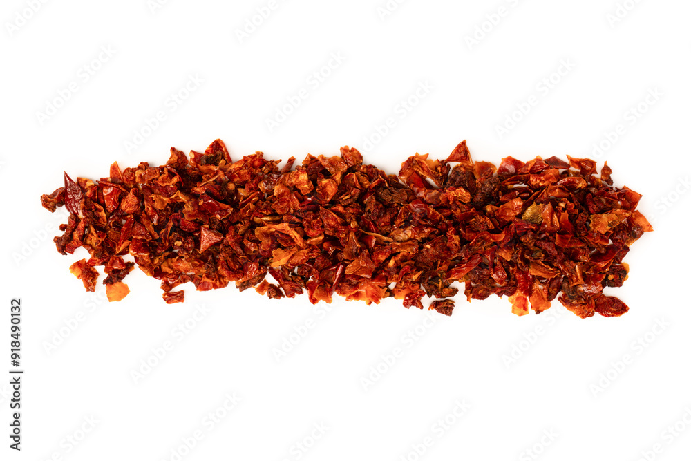 Dried tomatoes isolated on a white background. Dried tomatoes isolated on a white background.
