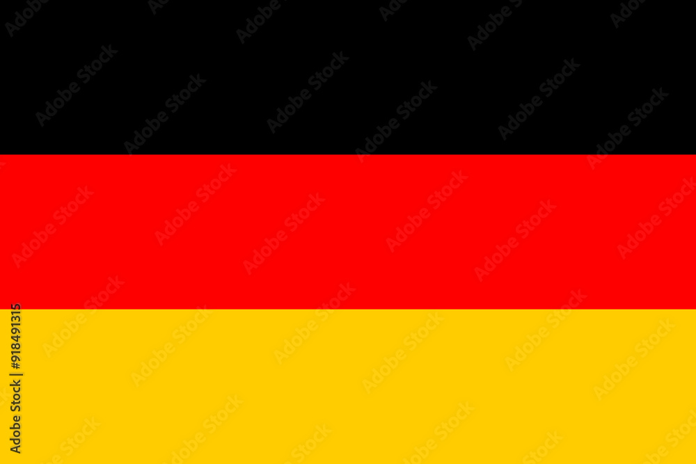 Flag of Germany German Flag Rectangular | Aspect Ratio 2:3, High Resolution