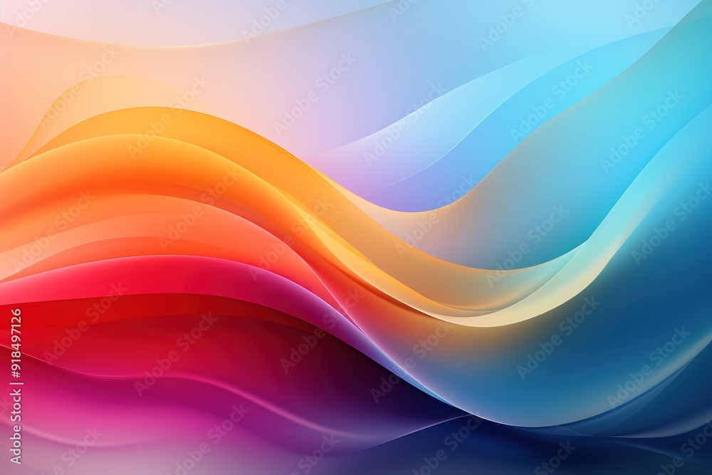 Abstract background with colorful wavy lines. Abstract background with colorful wavy lines.
