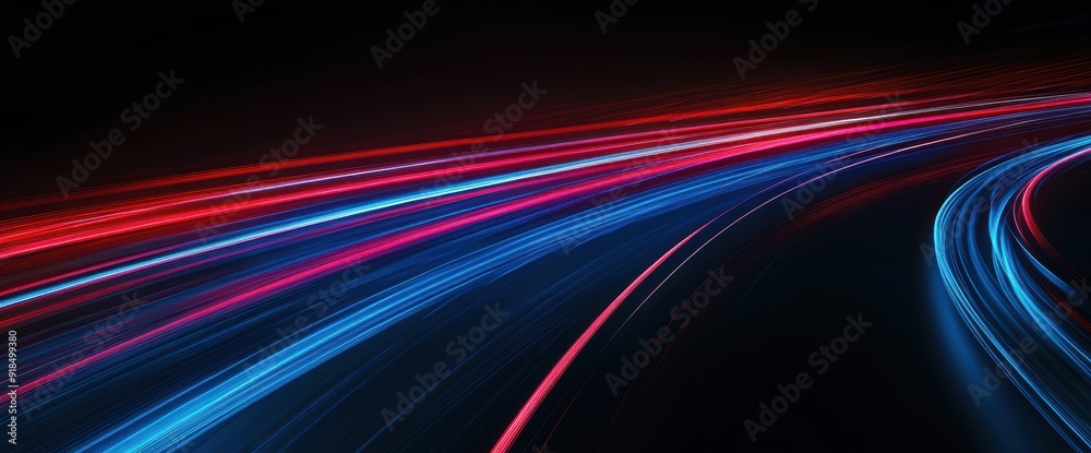 abstract future technology background, speed motion with blue and red lines abstract future technology background, speed motion with blue and red lines