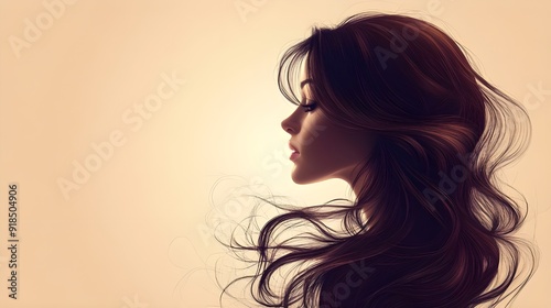 silhouette of a girl