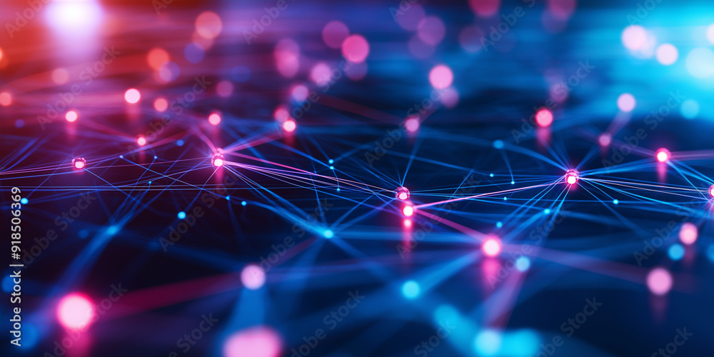 A vibrant, digital network map with nodes and lines glowing with energy, representing the dynamic nature of business networking and strategic connections A vibrant, digital network map with nodes and lines glowing with energy, representing the dynamic nature of business networking and strategic connections