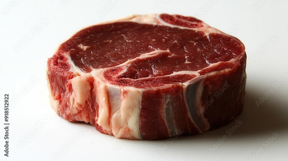 Artisan cut of raw meat, displayed to emphasize traditional butchery, raw meat cut, artisan Artisan cut of raw meat, displayed to emphasize traditional butchery, raw meat cut, artisan