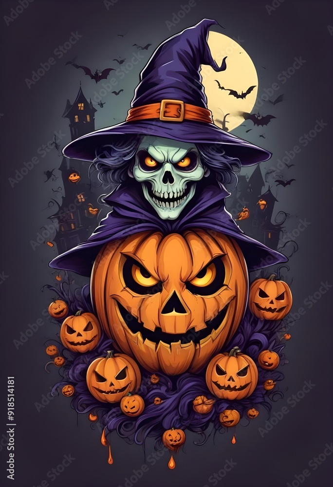 Halloween design vector for t-shirt design pumpkin Halloween design vector for t-shirt design pumpkin